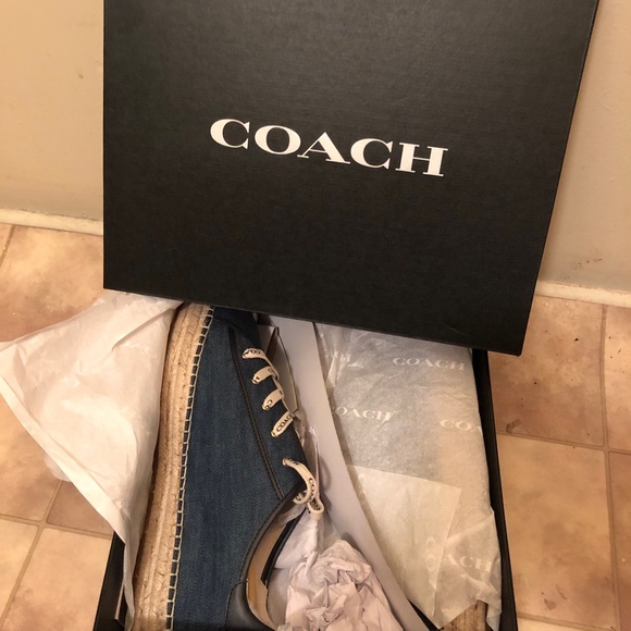 Coach denim sneakers - Picture 1 of 3